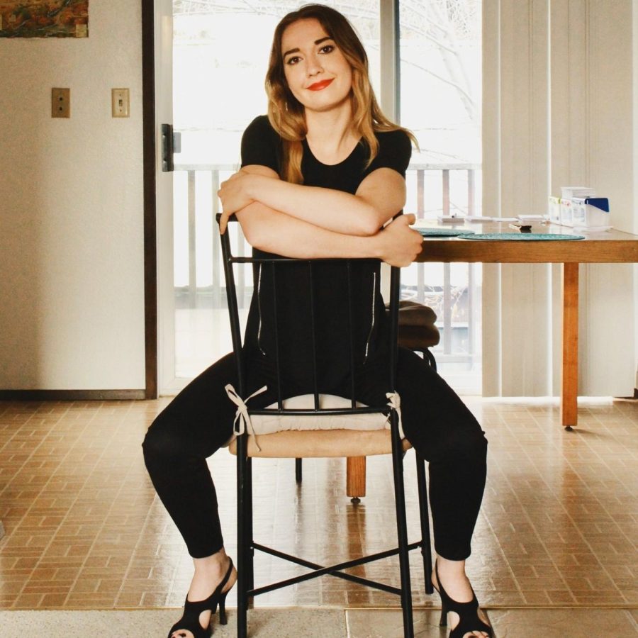 Lead Editor Katherine Camarata posing for a photo. Photo courtesy of Katherine Camarata