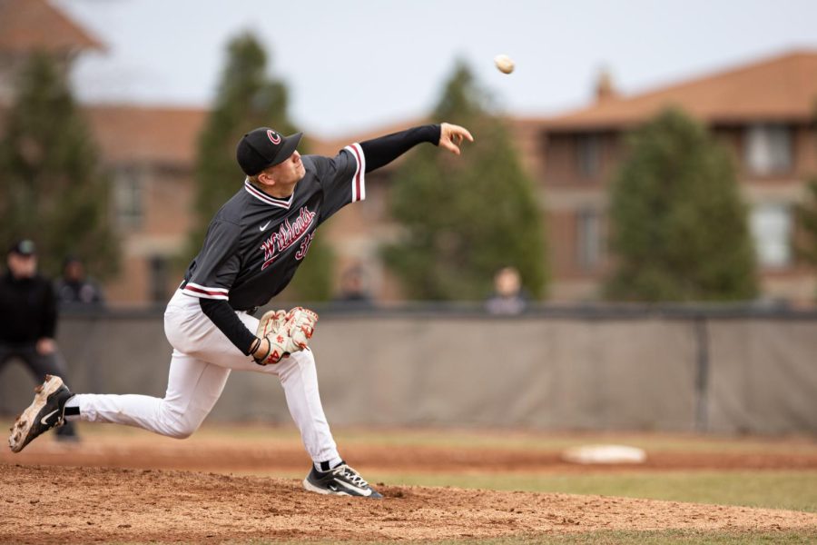 Reid Rasmussen on the mound, Photo by Jacob Thompson