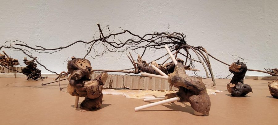 Root sculpture. Photo by MJ Rivera