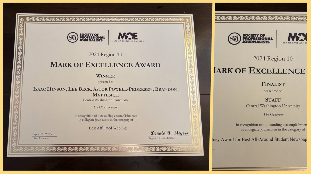 The Observer takes home two awards, one winner and one finalist, at the region 10 spj conference.